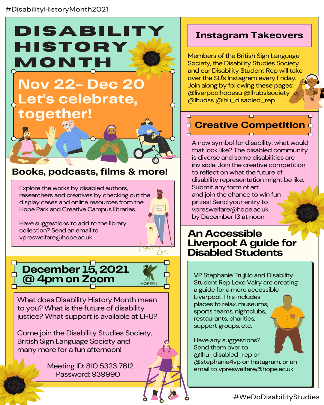 Disability History Month 2021 Infographic